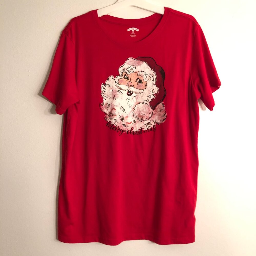 Red Santa Claus T-Shirt - Size L